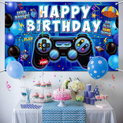 Gaming Theme Birthday Party Backdrop