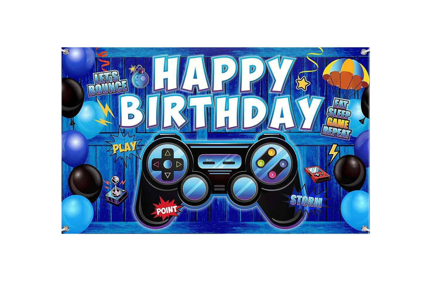Gaming Theme Birthday Party Backdrop