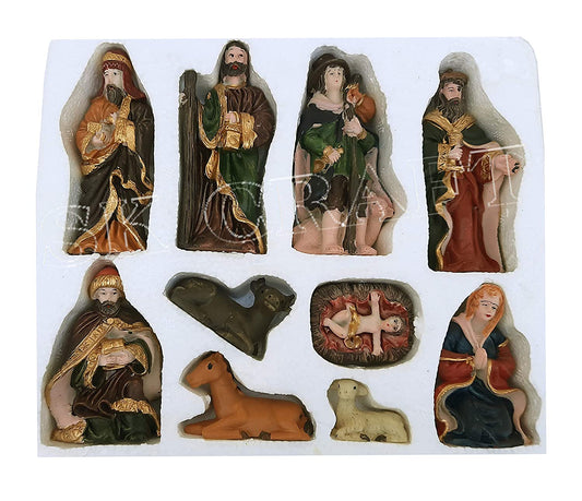 Christmas Nativity Set Crib Set For Christmas (10 Figures)