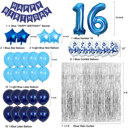 16th Birthday Party Decorations