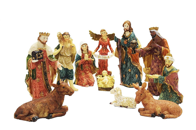 Christmas Nativity Set Crib Set For Christmas (10 Figures)