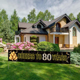 80th Anniversary/Birthday Party Long Banner For Decorations