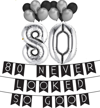 80th Never Looked So Good Birthday Party Pack