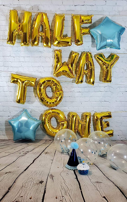 Half Way To One Decorations For Boy