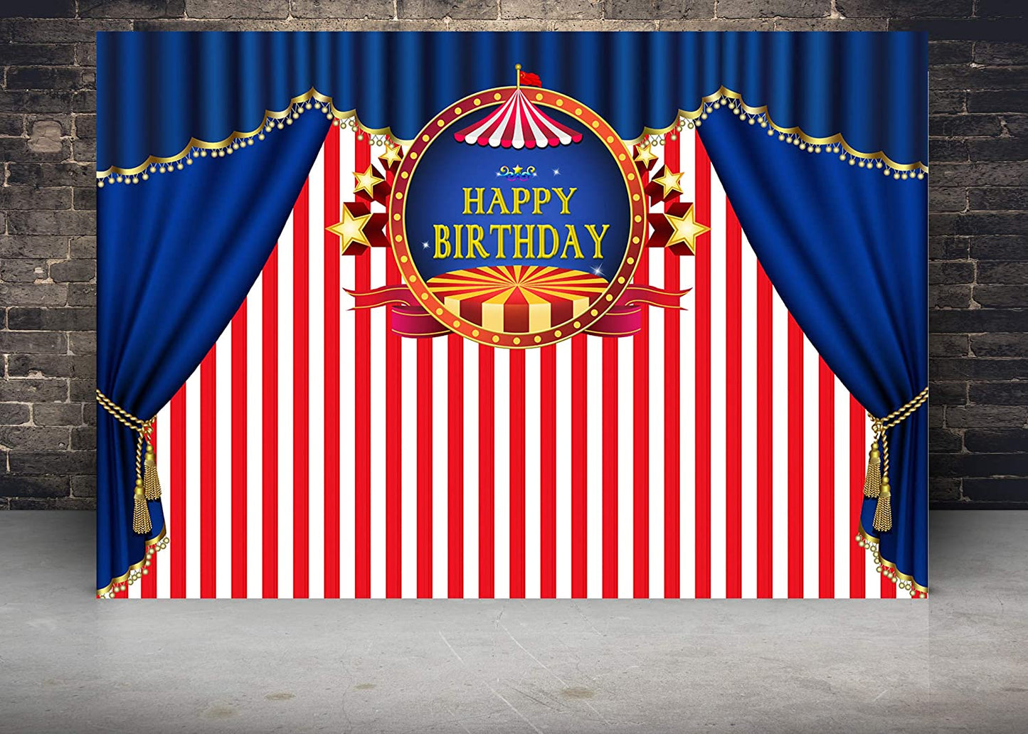Carnival Theme Birthday Party Backdrop
