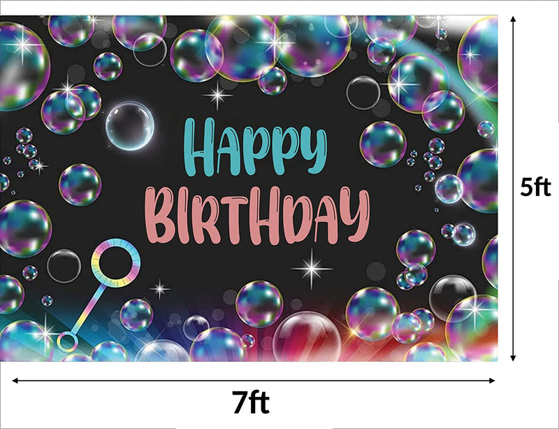 Rainbow Theme Birthday Party Backdrop 