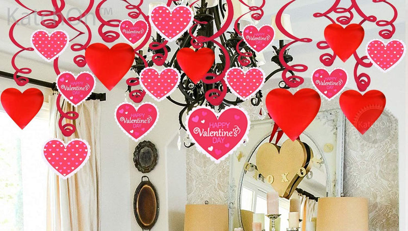 Valentine Party Hanging Set For Decorations