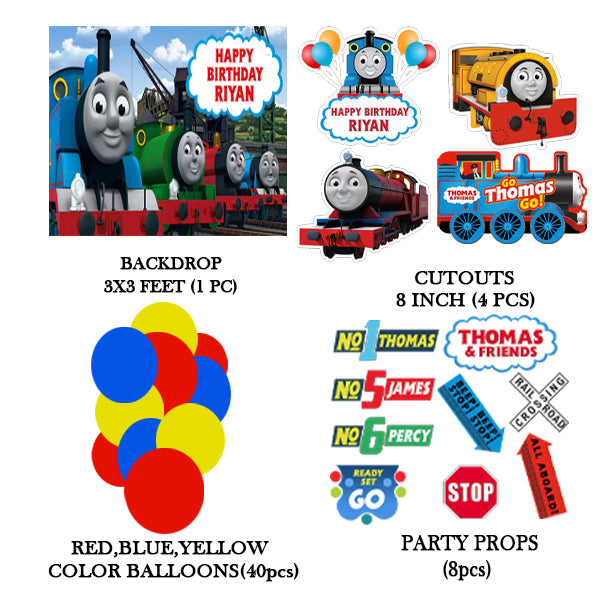 Thomas & Friends Theme Party Complete Set for Decoration