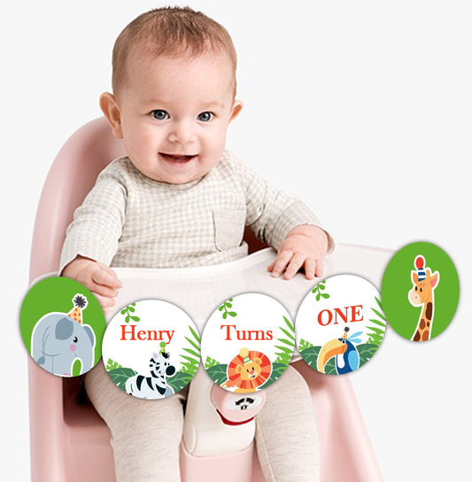 Jungle Theme Birthday Party Banner for Decoration