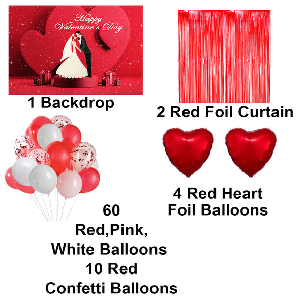 Valentine Party Decorations Complete Set