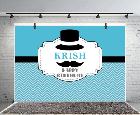 Little Man Theme Party Backdrop