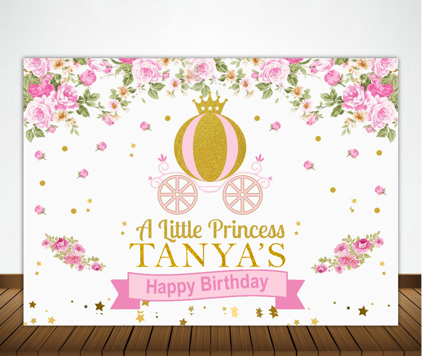 Princess Birthday Party Backdrop