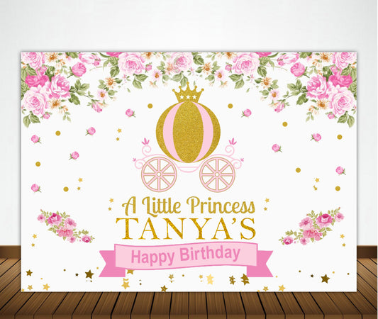 Princess Birthday Party Backdrop