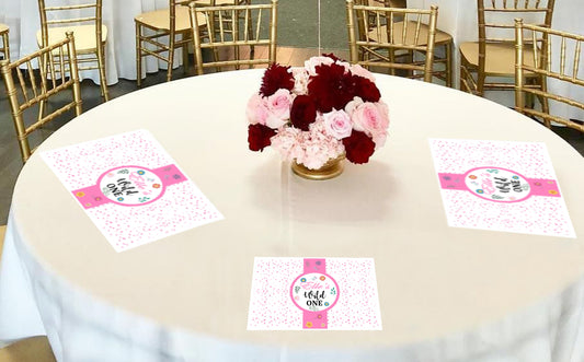 Wild One Birthday Table Mats for Decoration