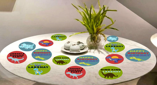 DINOSAUR THEME BIRTHDAY PARTY TABLE CONFETTI FOR DECORATION