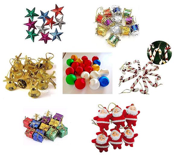 Christmas Decoration (Different Hanging-Bell, Stars, Gift Bags,Stars )