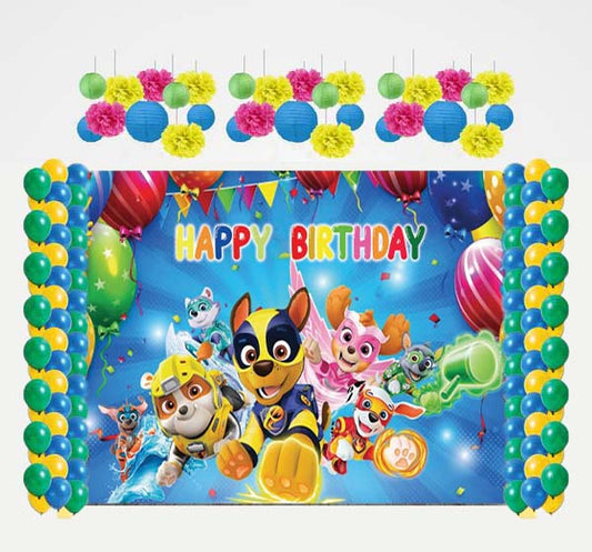 Paw Patrol Theme Birthday Party Complete Decoration Kit