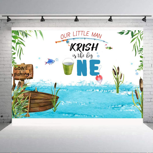 Little Man Theme Party Backdrop