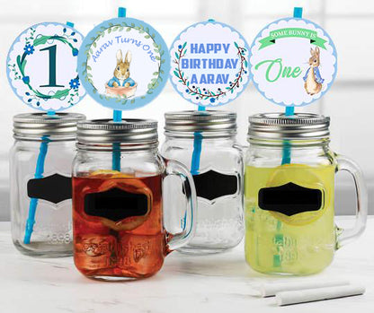Some Bunny Is One Birthday Party Paper Decorative Straws