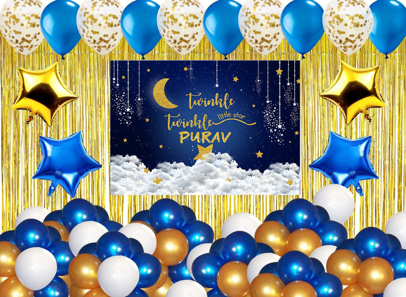 Twinkle Twinkle Theme Birthday Party Complete Party Set for Boys