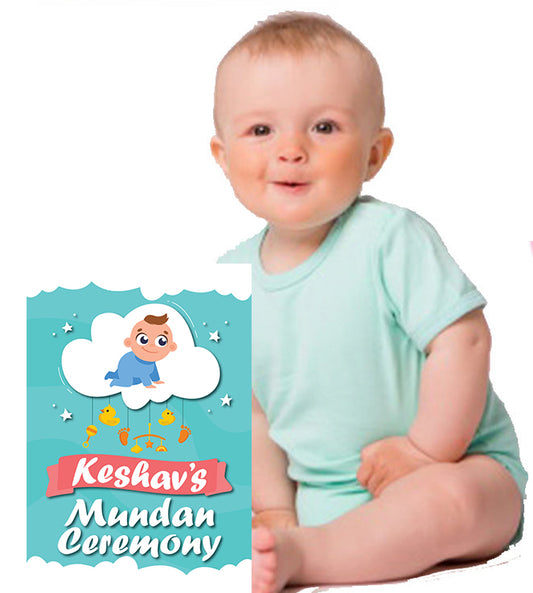 Mundan Ceremony  Poster Decoration Photo Prop