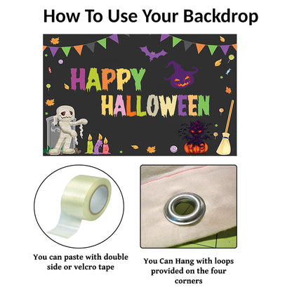 Halloween Party Decoration Backdrop