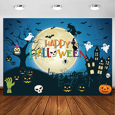 Halloween Party Decoration Backdrop