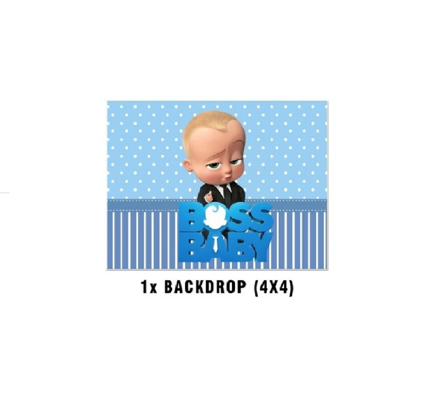Boss Baby Theme Birthday Party Complete Set