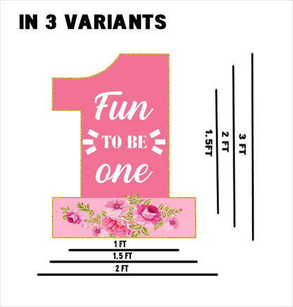 One Is Fun First Birthday Welcome Board