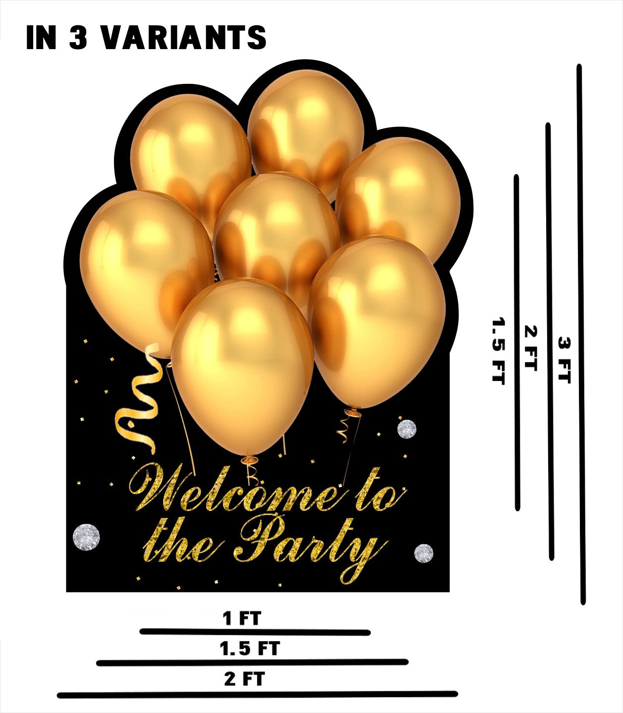 Milestone Birthday Party Welcome Board