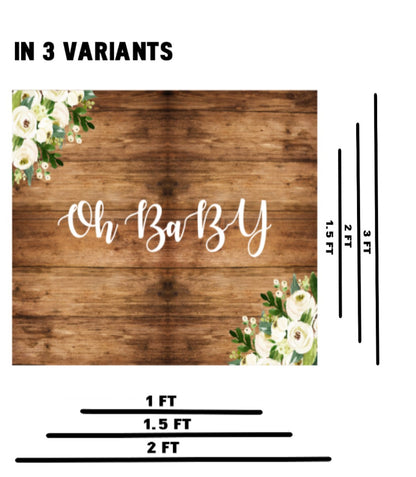 Oh Baby Party Welcome Board 