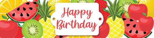 Twotti Fruity Theme Birthday Party Water Bottle Labels  
