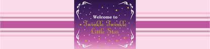Twinkle Twinkle Little Star Theme Birthday Party Water Bottle Labels