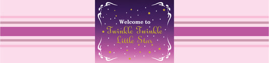 Twinkle Twinkle Little Star Theme Birthday Party Water Bottle Labels