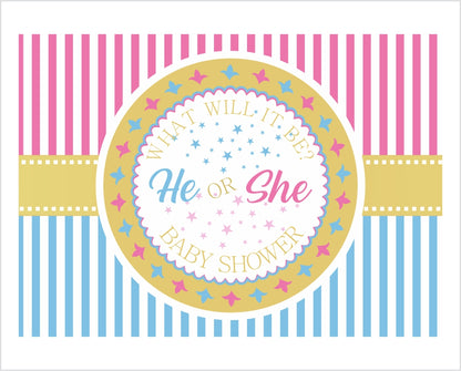 Baby Shower Party Backdrop 