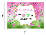 One In A Melon Theme Birthday Party Backdrop