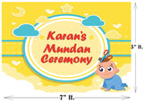 Mundan Ceremony / My First Haircut  Boys Party Backdrop Banner