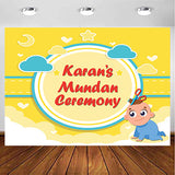 Mundan Ceremony / My First Haircut  Boys Party Backdrop Banner
