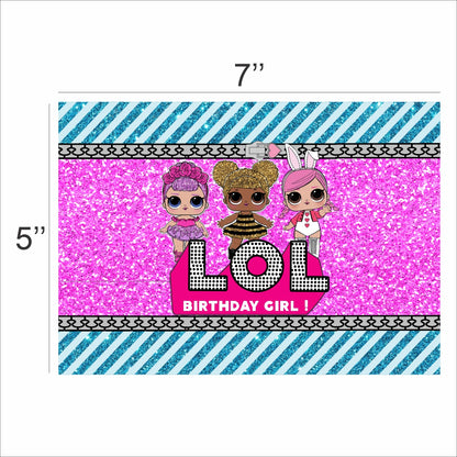 LOL Party Theme Birthday Party Backdrop