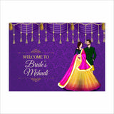 Mehandi Ceremony Party Backdrop