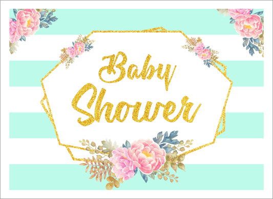 Oh Baby Party Backdrop