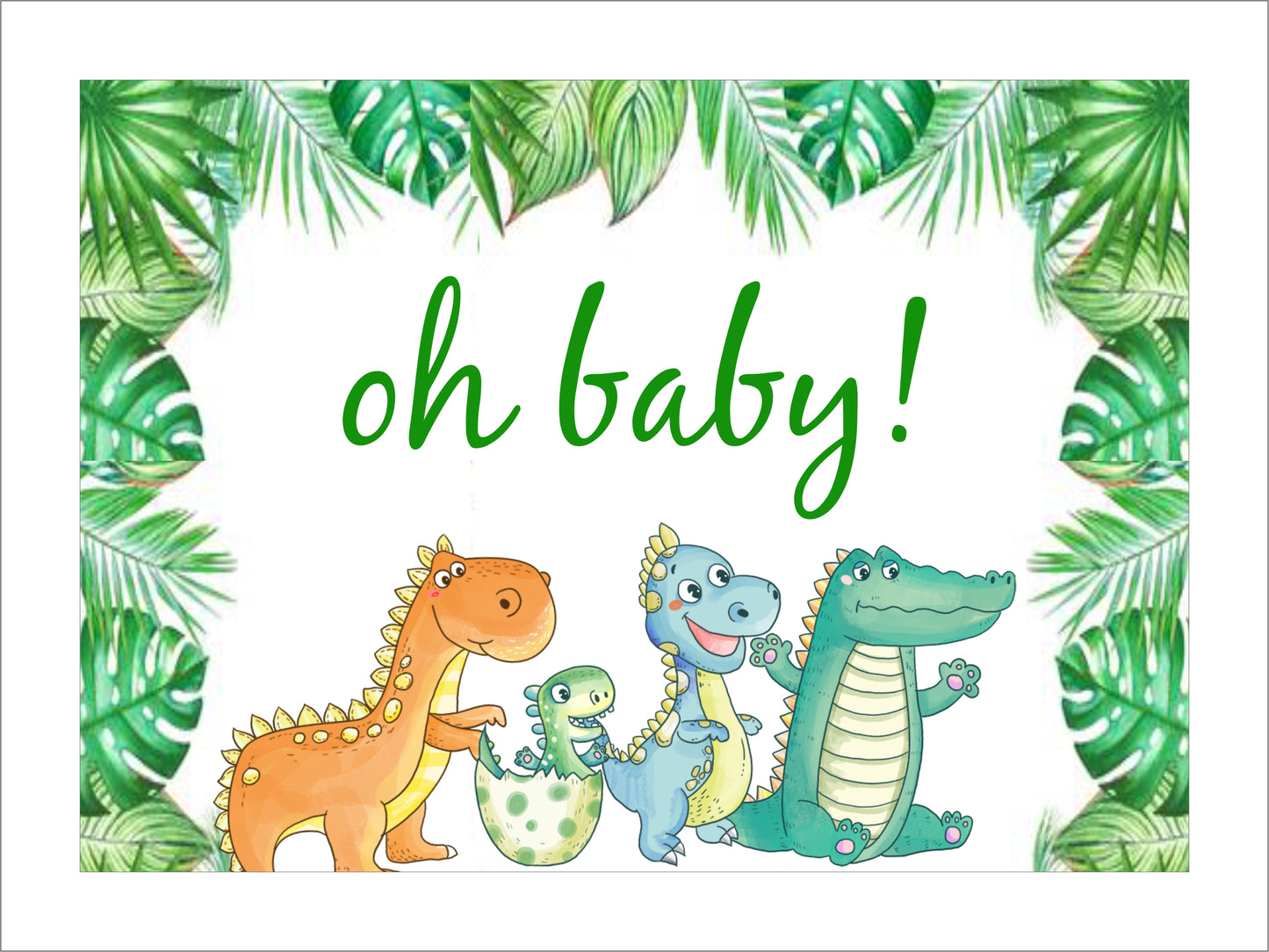 Jungle Theme Birthday Party Backdrop