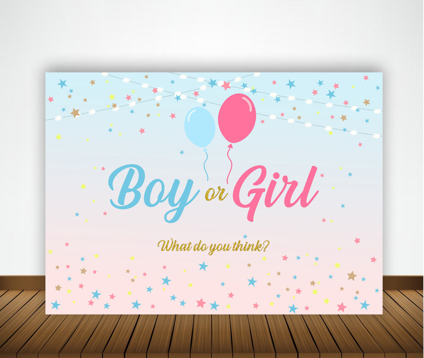 Baby Shower Party Backdrop 