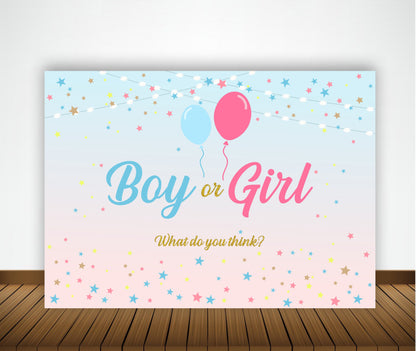 Baby Shower Party Backdrop 