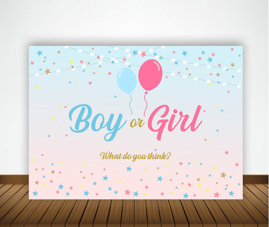 Baby Shower Party Backdrop 