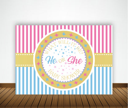 Baby Shower Party Backdrop 