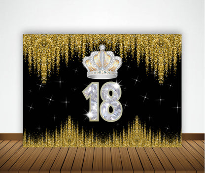 18th Birthday Party Backdrop 