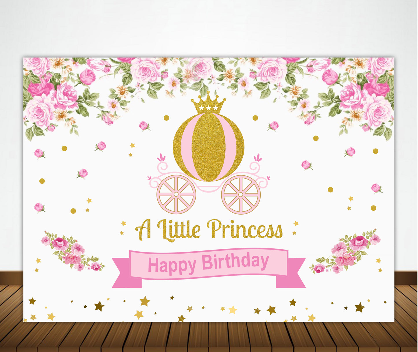 Princess Birthday Party Backdrop