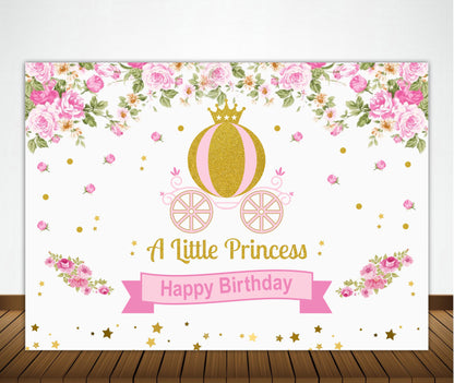 Princess Birthday Party Backdrop