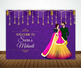 Mehandi Ceremony Party Backdrop